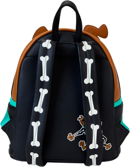 Loungefly Scooby Doo Skeleton Glow Mini Rucksack, Mehrfarbig/Meereswellen (Ocean Tides