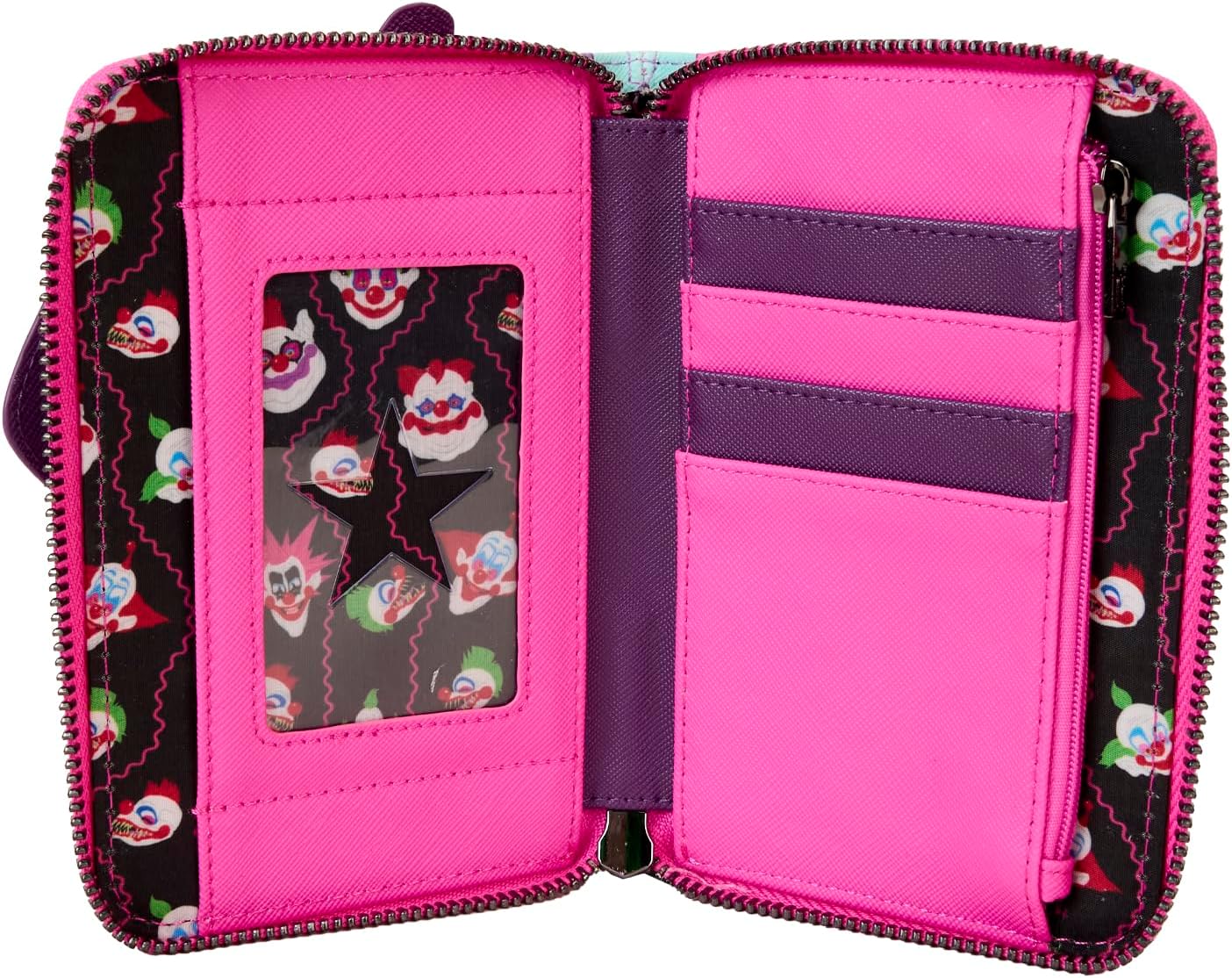 Loungefly Killer Klowns Jumbo Cosplay Zip Around Wallet