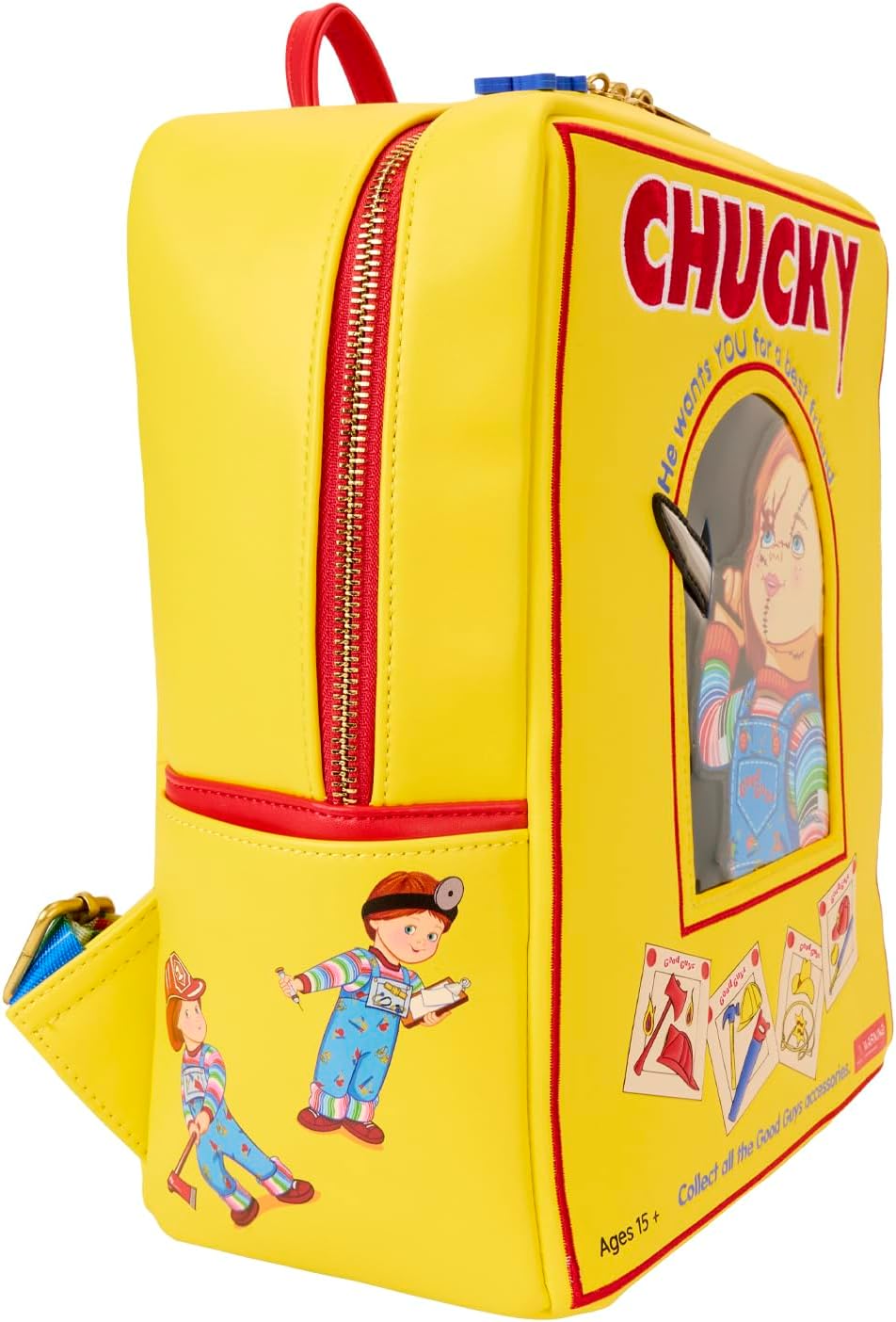 Loungefly Chucky Good Guys Box Mini Backpack, Multi