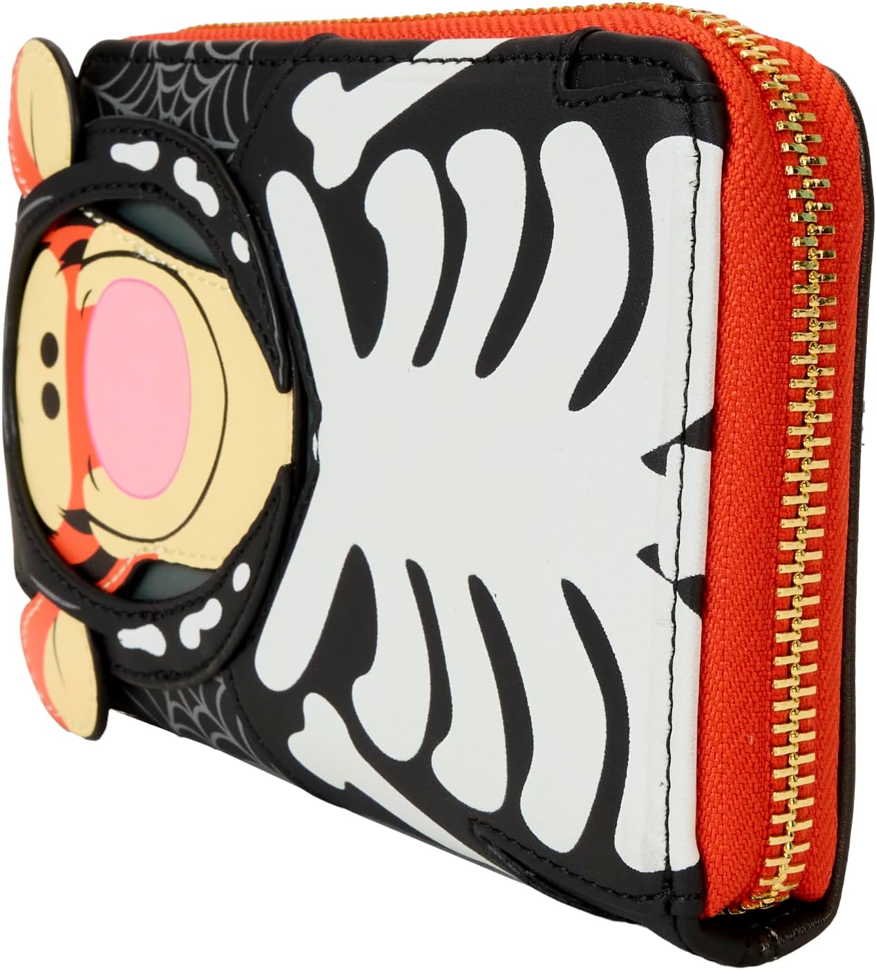 Loungefly Disney Winnie the Pooh Skeleton Tigger Glow Zip Around Wallet, Multicolor, Zip Around Wallet