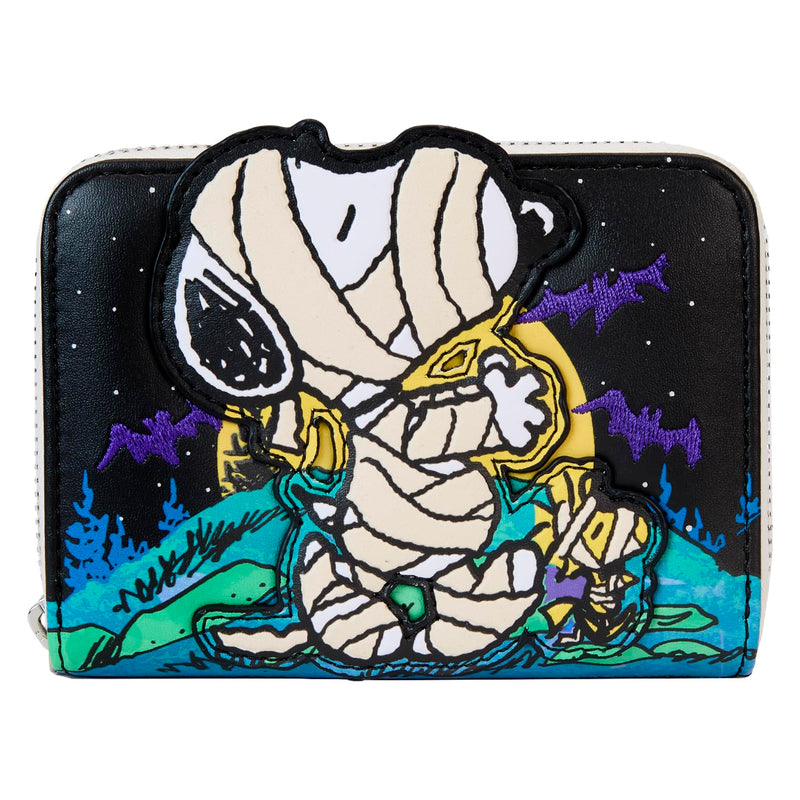 Loungefly Peanuts Snoopy Mummy Zip Around Wallet