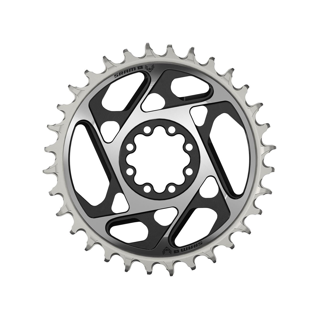SRAM Chain Ring T-Type Direct Mount 3mm Offset Eagle (Including 8 Bolts) Xxsl D1 2023 Black 36T