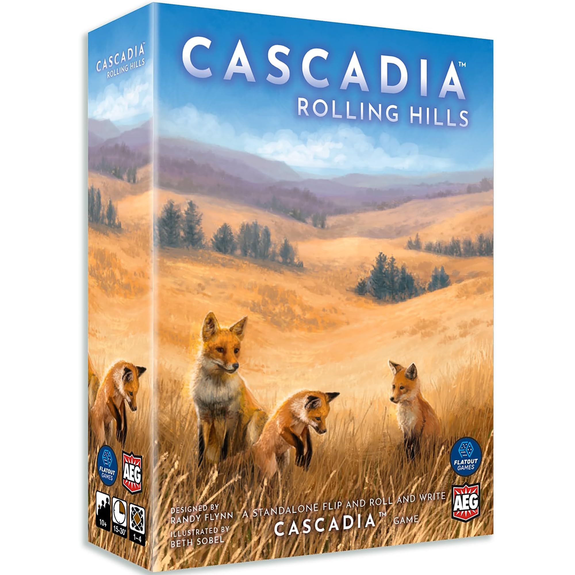 Alderac Entertainment Group | Cascadia Rolling Hills | Board Game | Ages 10+ | 1-4 Players | 20+ Minutes Playing Time