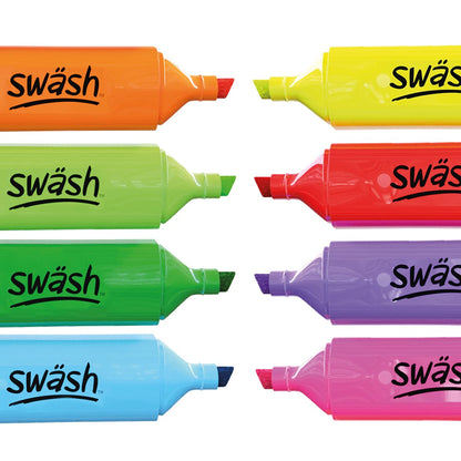 Swash Premium Highlighter Pens 48 Pieces, Assorted Colour