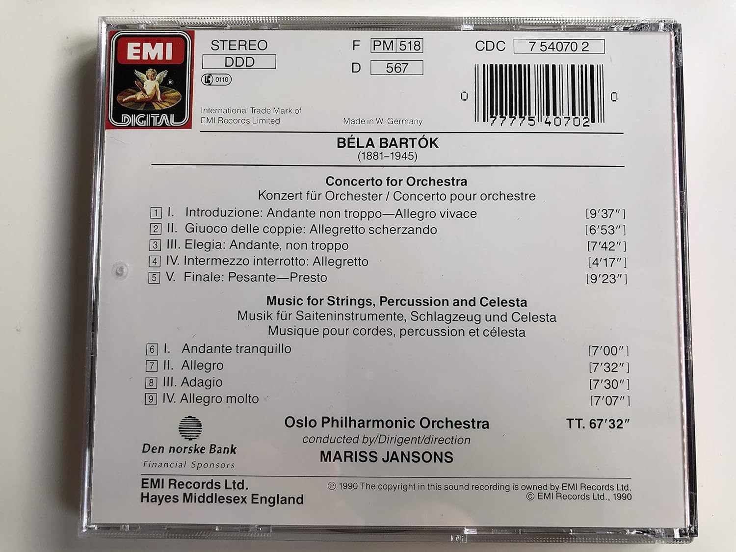 Konzert für Orchester u.a.
