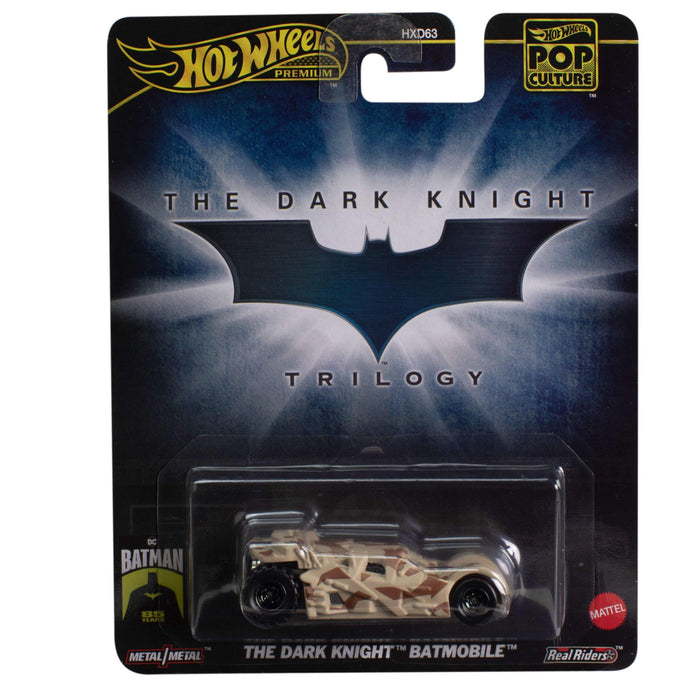 Hot Wheels Batman Dark Knight Batmobile Die Cast Model Car – Scale 1:64 – Length 7 cm Pop Culture HXD97