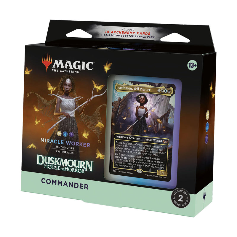 Magic: The Gathering Duskmourn: House of Horror Commander Deck - Miracle Worker Commander Deck 1
