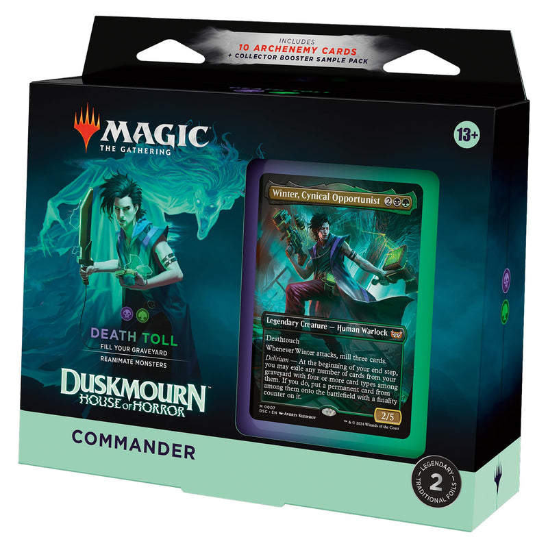 Magic: The Gathering Duskmourn: House of Horror Commander Deck - Death Toll Commander Deck 2