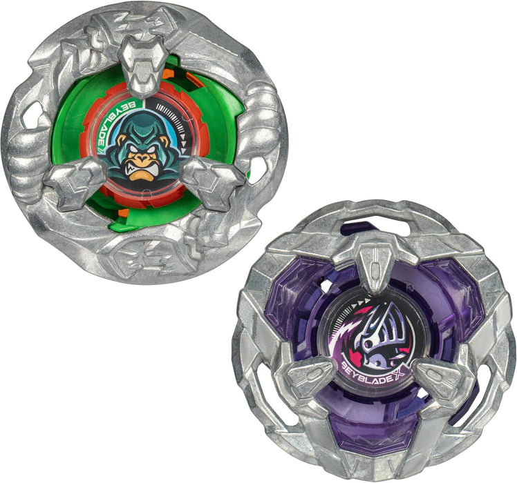 Beyblade X Yell Kong 3-60GB and Helm Knight 5-80T Top Dual Pack Set