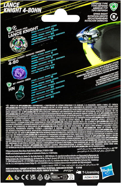 Beyblade X Lance Knight 4-80HN Starter Pack Top and Launcher