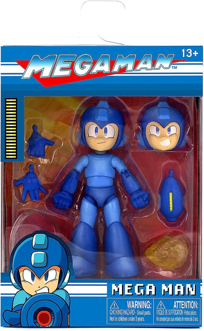 Jada Mega Man 6" Mega Man Action Figure, Toys for Kids and Adults, Blue