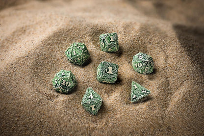 Q-Workshop Dracopolis Dice Set The Andean Longneck - Dice Accessory for Tabletop Board Card Games - for 1+ Players and Ages 14+