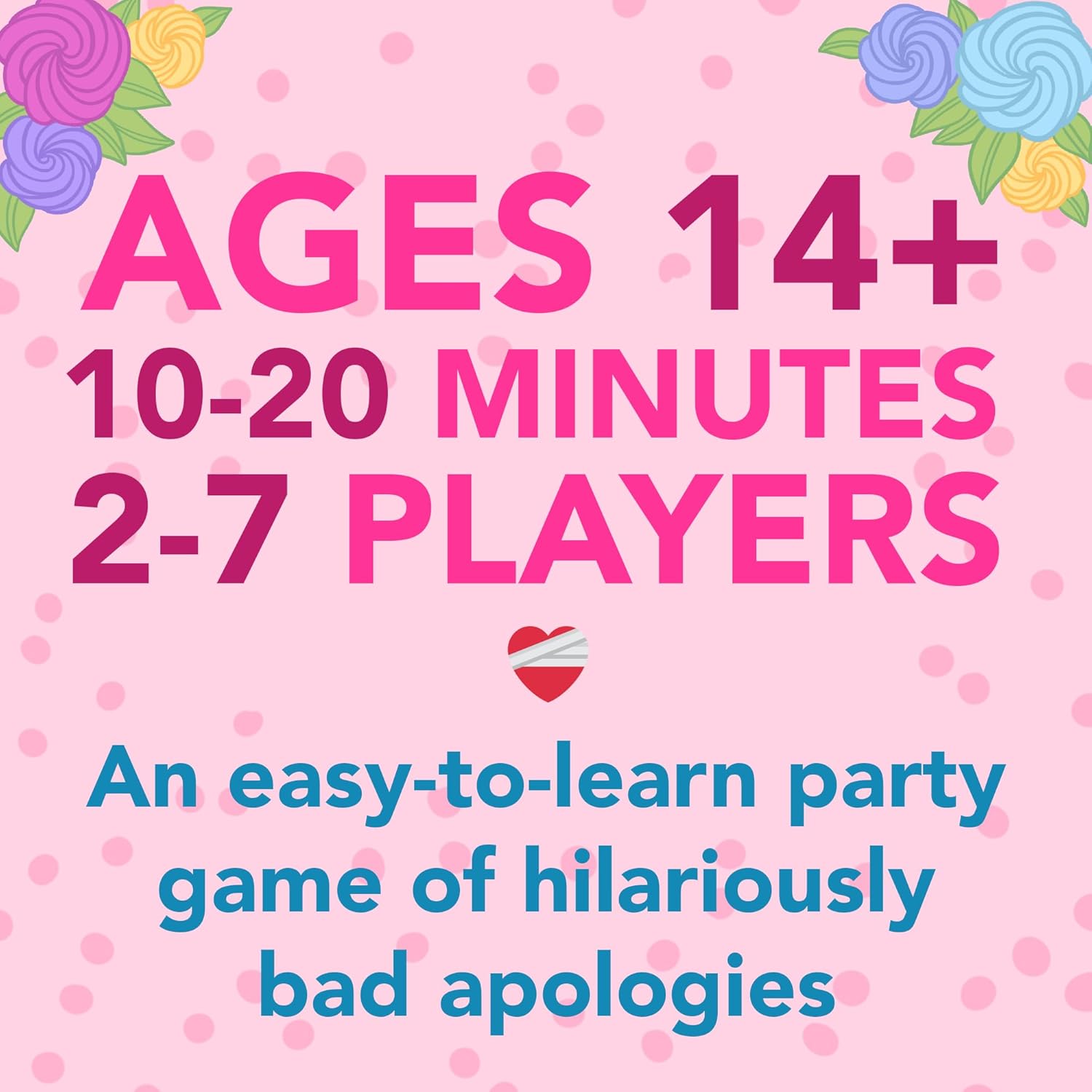 Hurt Party: A Game of Bad Apologies – Hilarious Party Game for Adults, Teens, and Families – 500 Cards, 2-7 Players, Ages 14+