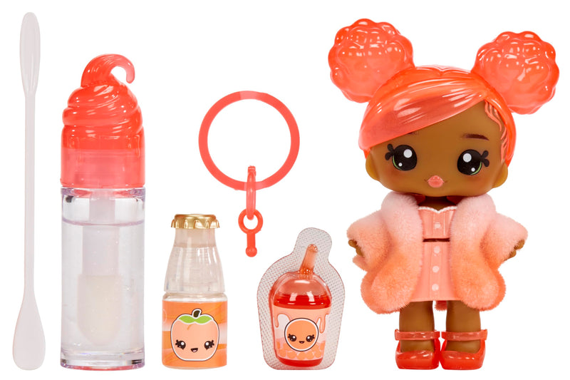 MGA Entertainment Yummiland Lipgloss Doll- Piper Peach