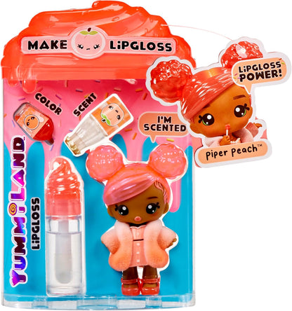 MGA Entertainment Yummiland Lipgloss Doll- Piper Peach