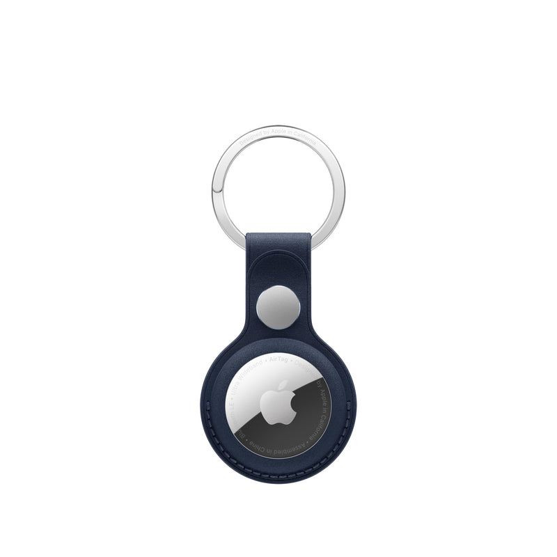 Airtag Finewoven Key Ring - Deep Blue