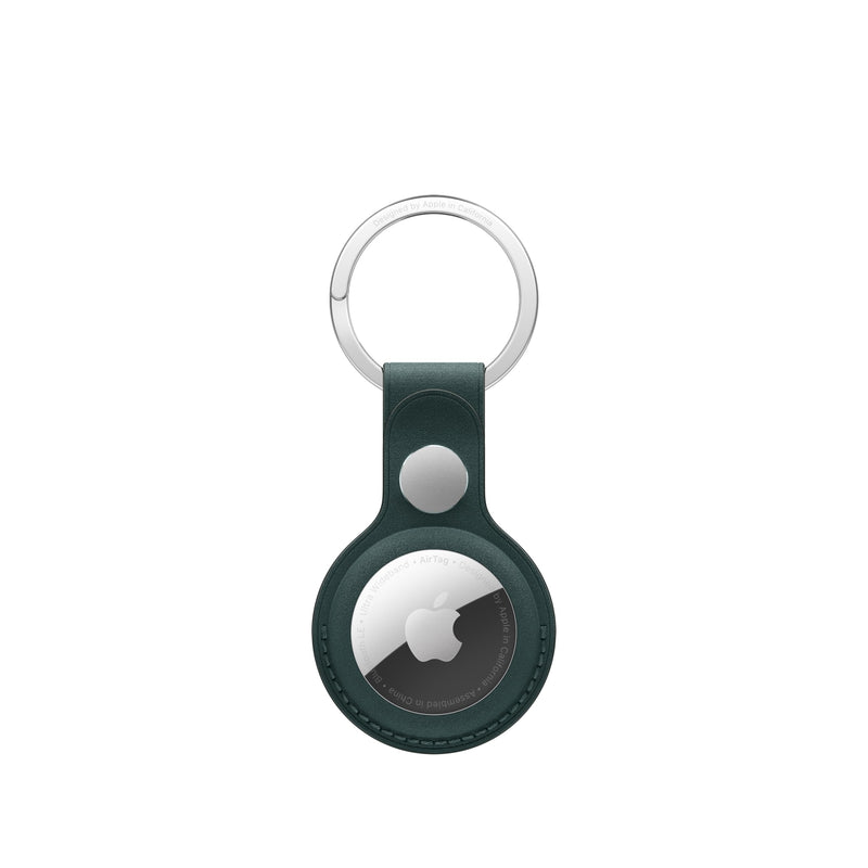 Airtag Finewoven Key Ring - Dark Green