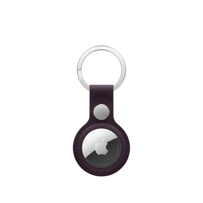 Apple - Case For Airtag - Microtwill, Stainless Steel - Blackberry