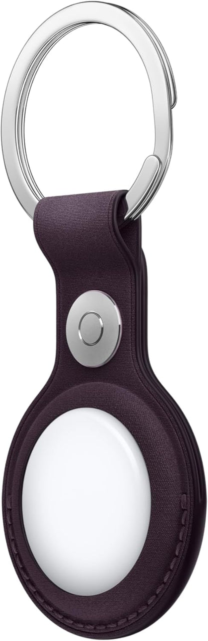 Apple - Case For Airtag - Microtwill, Stainless Steel - Blackberry