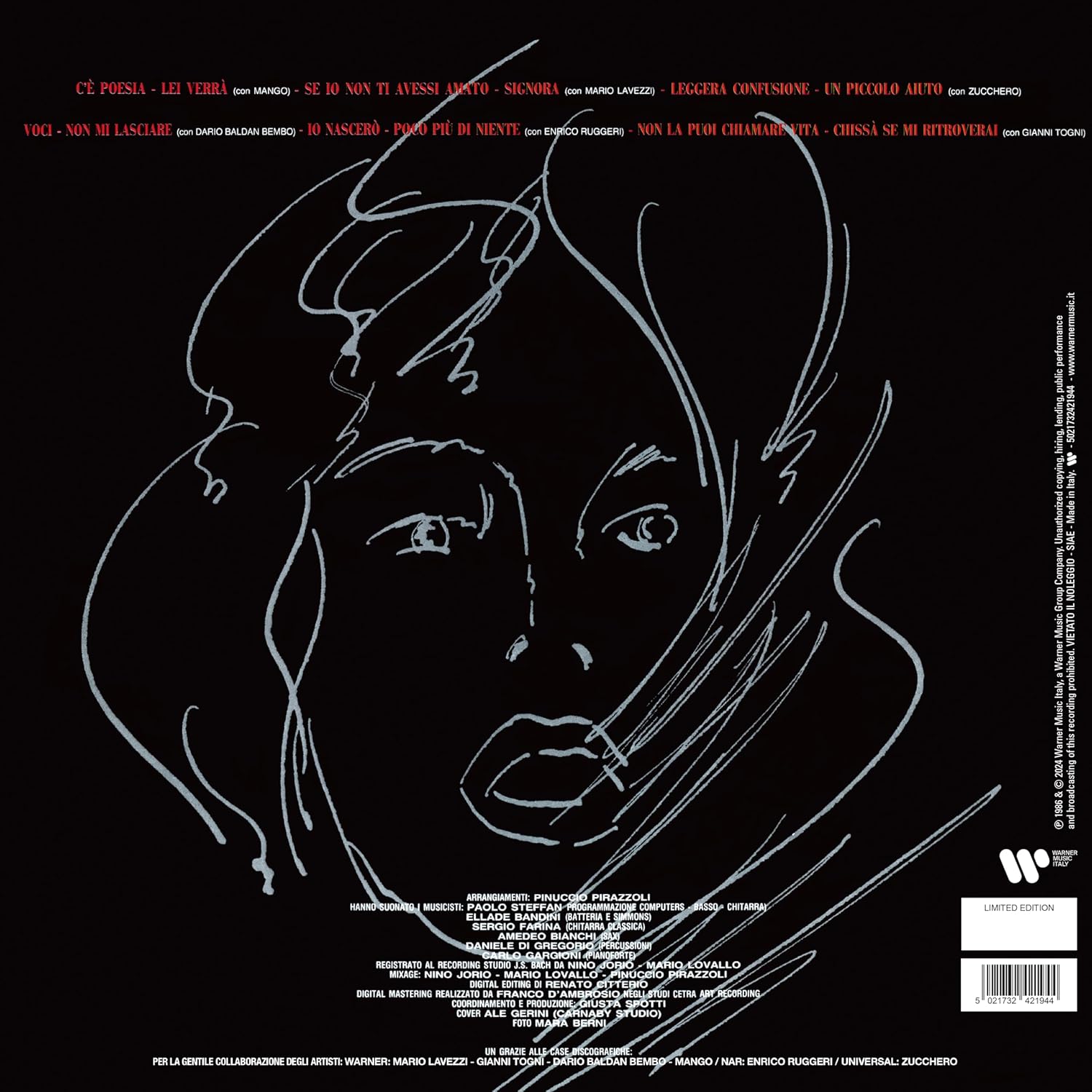 C'è Poesia (Vinile Cristallo Edizione Limitata Con Leaflet Autografato