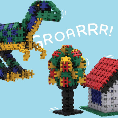 Nano Clics Creative Builders 500, Konstruktionsspielzeug für Kinder ab 8 Jahren, kreatives Lernspielzeug im 500-teiligen Set, Bausteine für Mädchen und Jungen, Montessori STEM,dauerhaftes Spielzeug