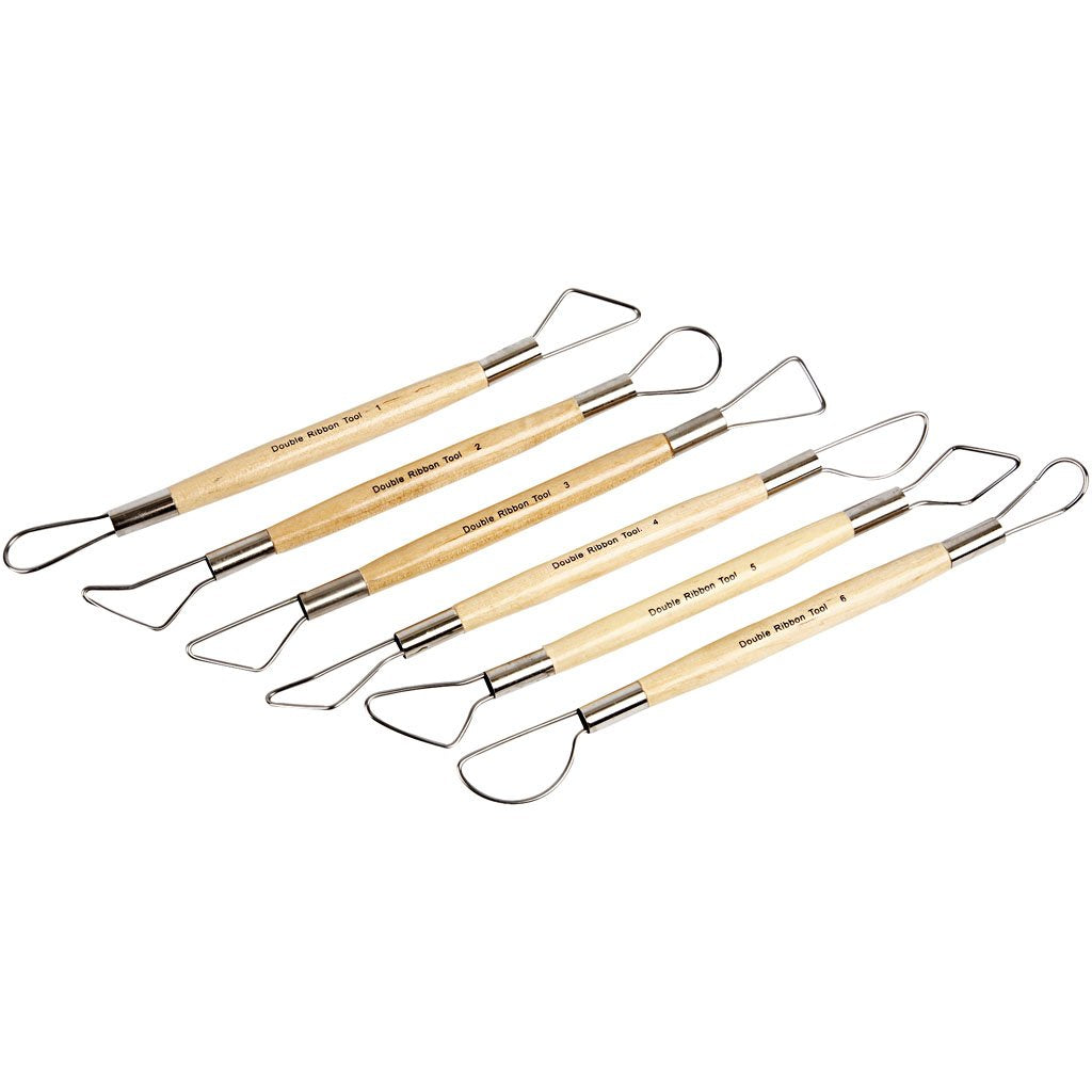 Bändchenwerkzeug-Set, 10304 L: 18 cm, runde Kanten, 6-teilig