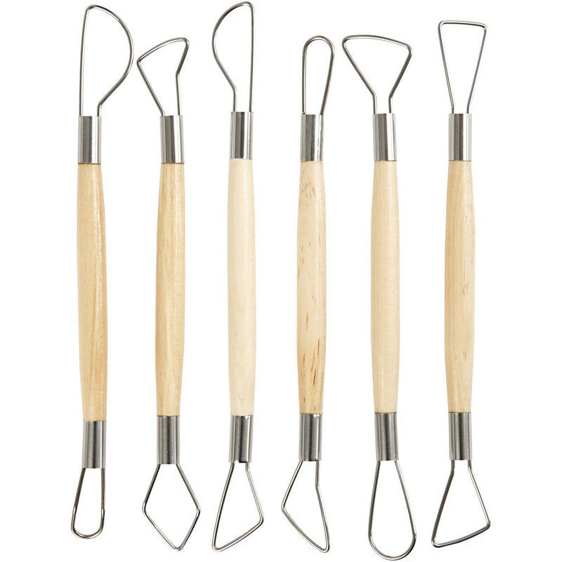 Bändchenwerkzeug-Set, 10304 L: 18 cm, runde Kanten, 6-teilig