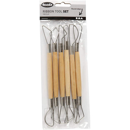 Bändchenwerkzeug-Set, 10304 L: 18 cm, runde Kanten, 6-teilig