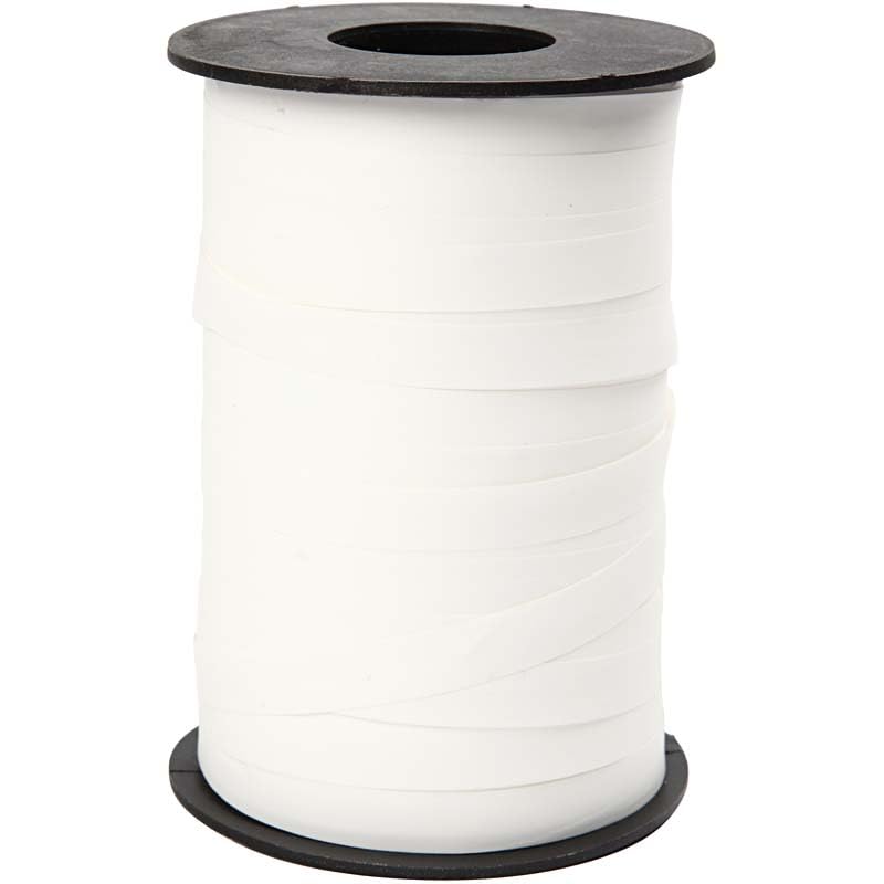 Art-Manufacture-Design - Nastro da regalo, 10 mm x 250 m, colore: Bianco
