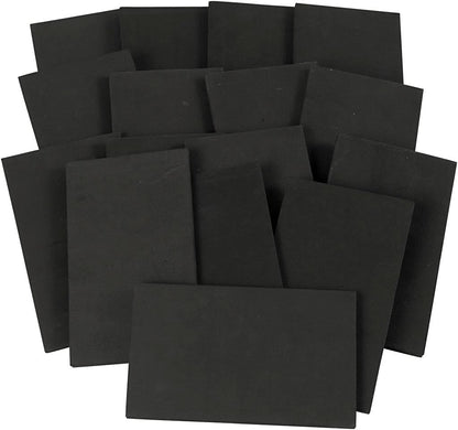 Platten F?r Fadenkunst Gr??e 20x12 Cm St?rke: 10 Mm 16 Stck. Schwarz