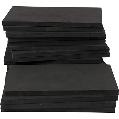 Platten F?r Fadenkunst Gr??e 20x12 Cm St?rke: 10 Mm 16 Stck. Schwarz