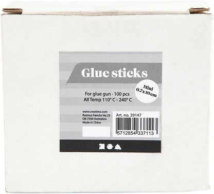 Hei?klebesticks - Sortiment D: 7 Mm L 10 Cm 100 Stck. Sortierte Farben