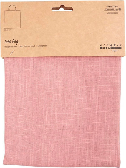 Creativ Company - Draagtas Katoen Roze 38x42cm