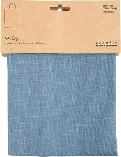 Creativ Company - Draagtas Pigeon Blue 38x42cm