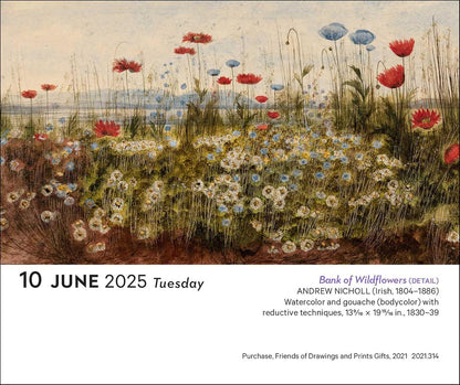 Art of Flowers 2025 Day-to-Day Calendar