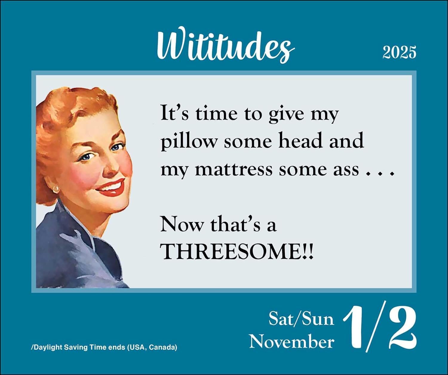 Wititudes 2025 Day-to-Day Calendar: Revenge Is Beneath Me, But Accidents Happen