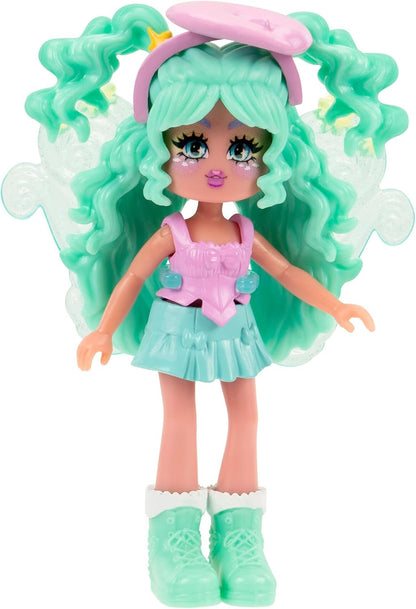 Royale High 3” School Spirit Fashion Pack: Art - Light Series 1-1 Figure with 15 Accessories - Wings Become Rings - Virtual Item Code Included - Ages 5+