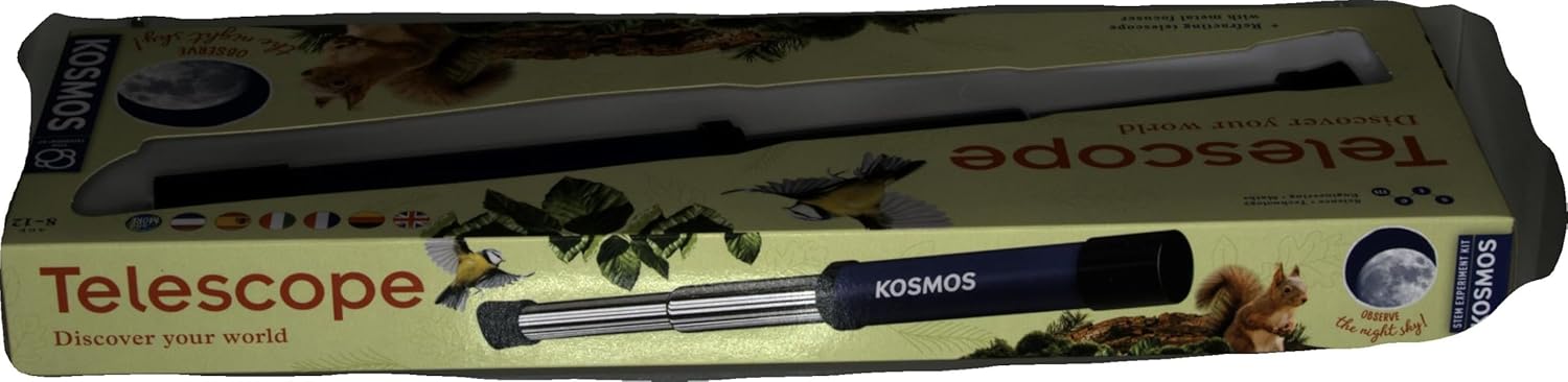 Kosmos- Telescopio My Discovery Caja de experimentación, Multicolor, Mittel (617080