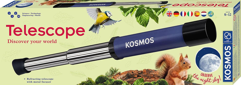 Kosmos- Telescopio My Discovery Caja de experimentación, Multicolor, Mittel (617080