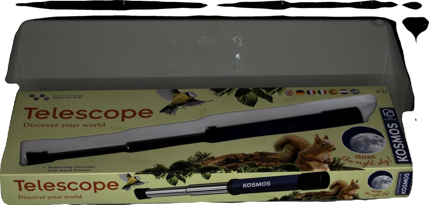 Kosmos- Telescopio My Discovery Caja de experimentación, Multicolor, Mittel (617080
