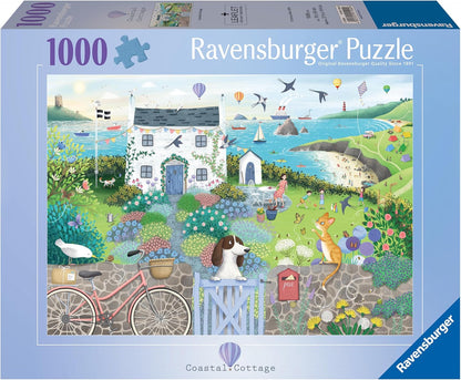 Ravensburger Puzzle 12001104 - Küstendorf - 1000 Teile Puzzle für Erwachsene und Kinder ab 14 Jahren, England-Puzzle