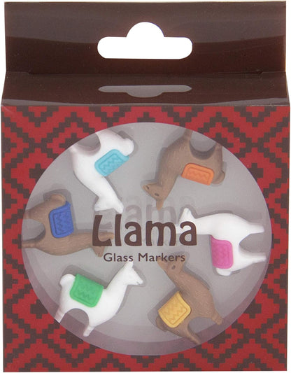 Winkee - Drinks Markers - Llama Glass Markers