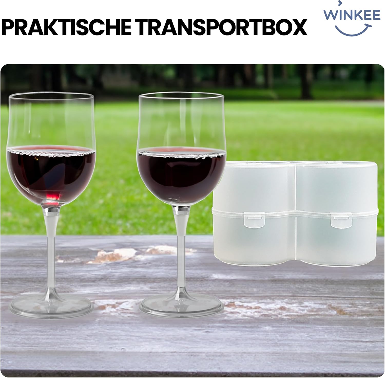 Winkee - Wine Glass - Outdoor - Set Of 2