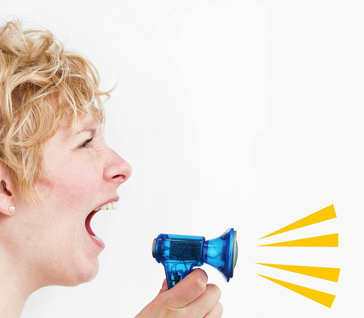Winkee Mini Voice Changer - Blue, Battery Powered, Voice Changer for Entertainment