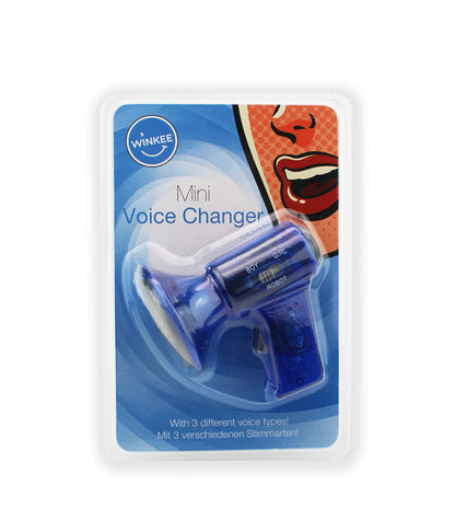 Winkee Mini Voice Changer - Blue, Battery Powered, Voice Changer for Entertainment