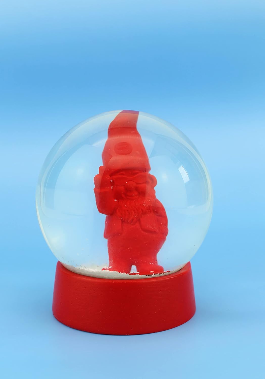 Winkee - Snow Globe - Snow Globe Gnome - Red