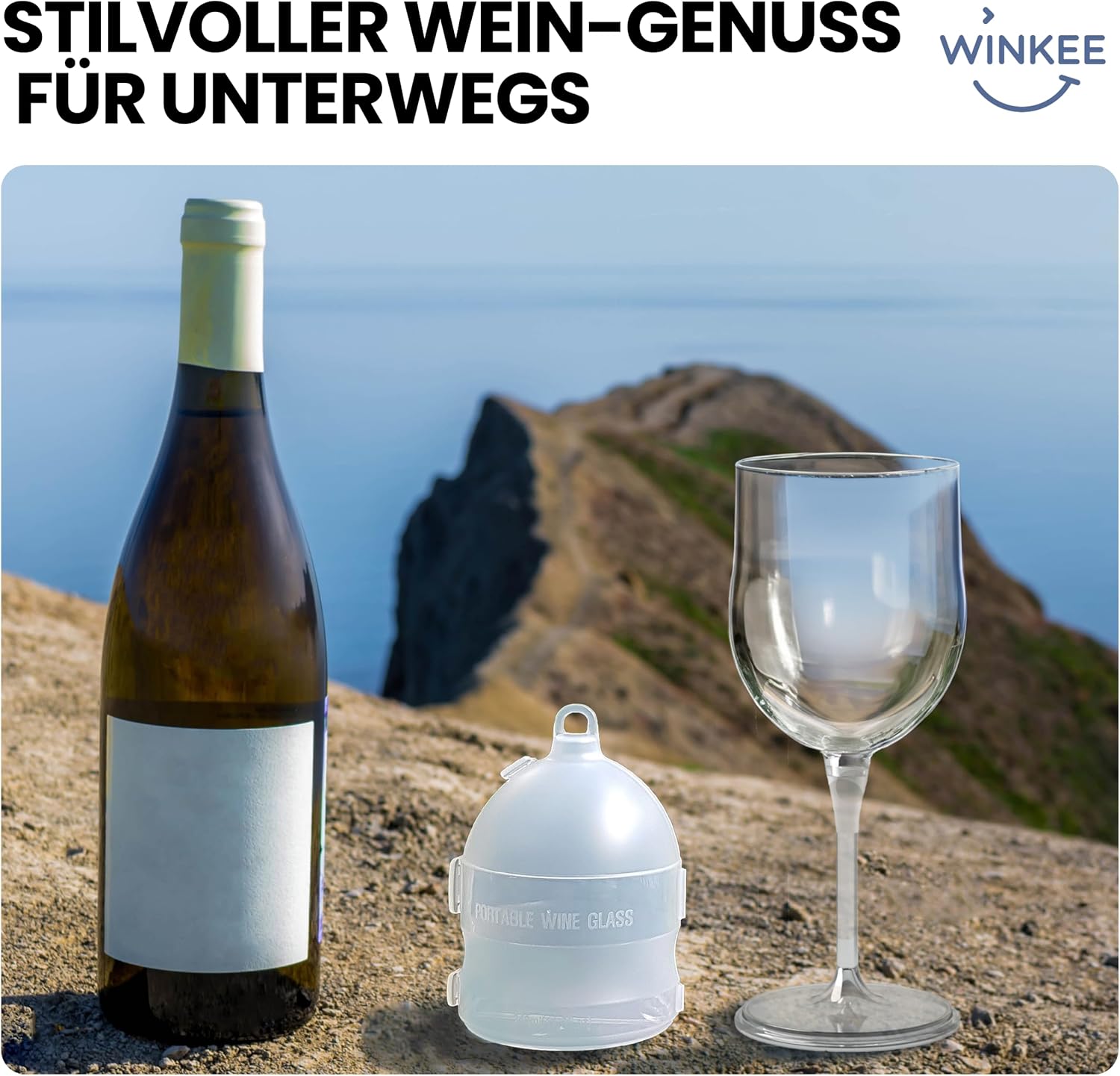 Winkee - Wine Glass - Outdoor - Single