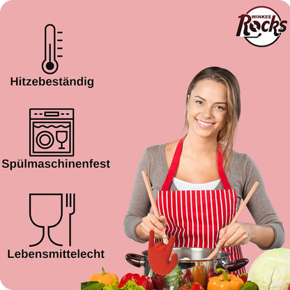 Winkee - Rock Hand Spoon Rest And Pot Lid Holder