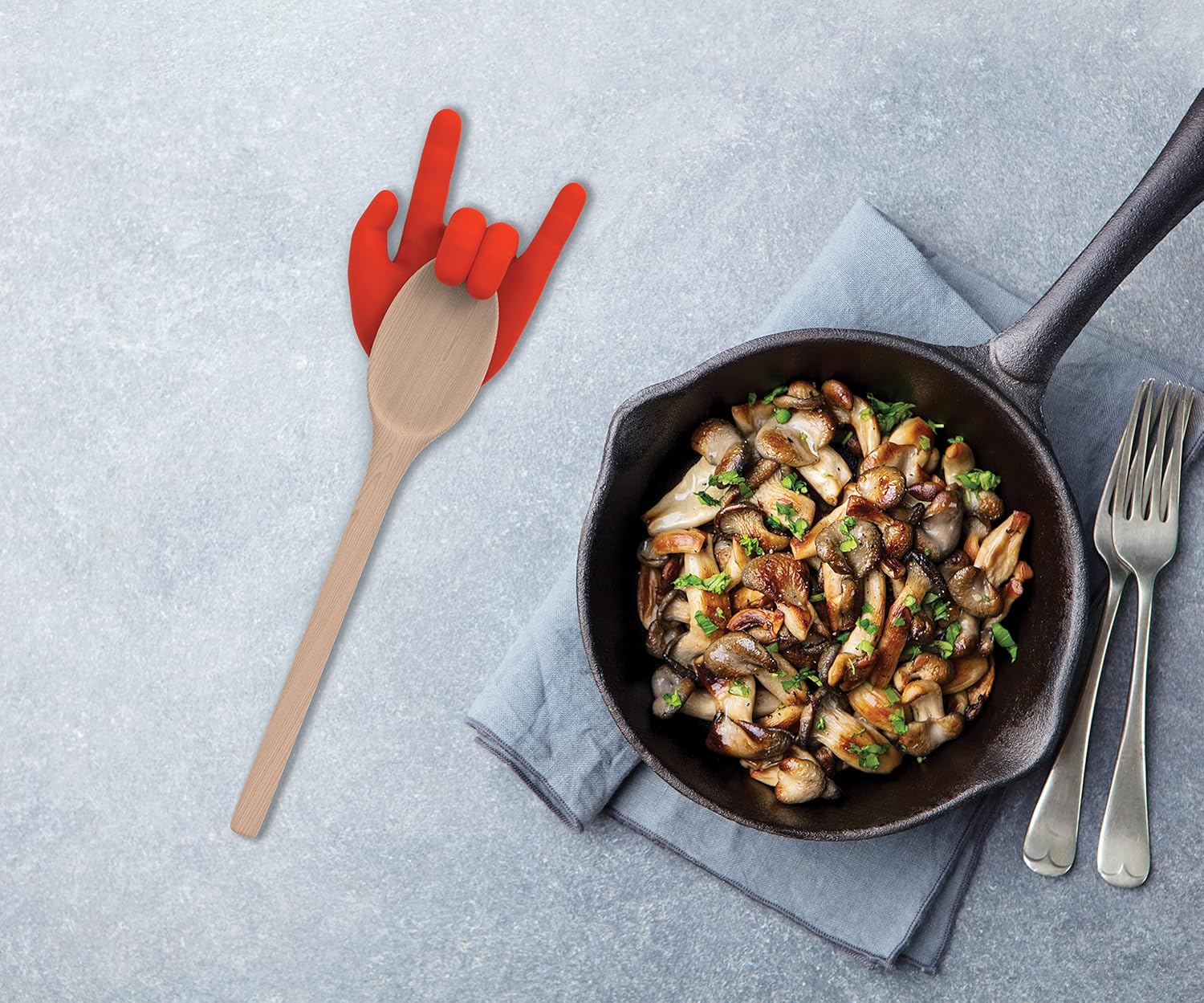 Winkee - Rock Hand Spoon Rest And Pot Lid Holder