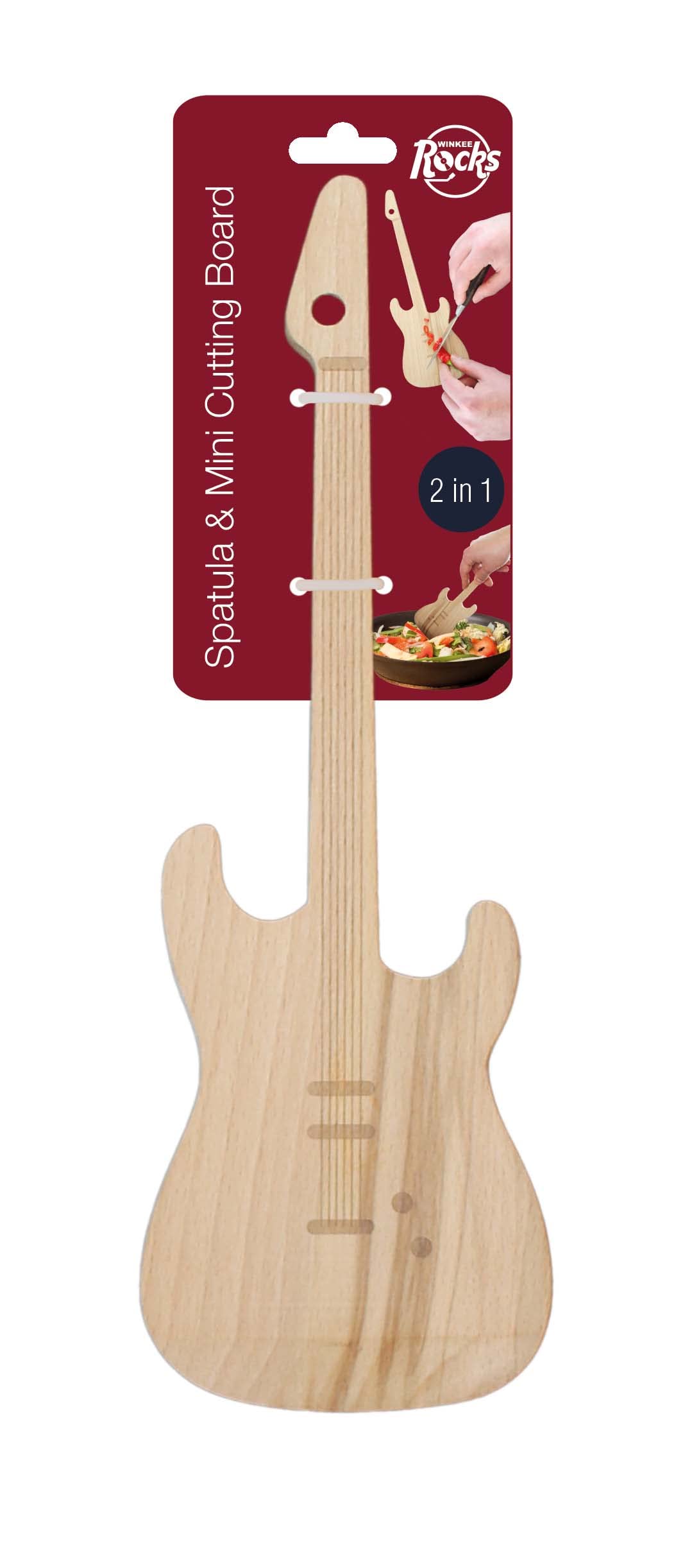 Winkee - Guitar Spatula And Mini Cutting Board